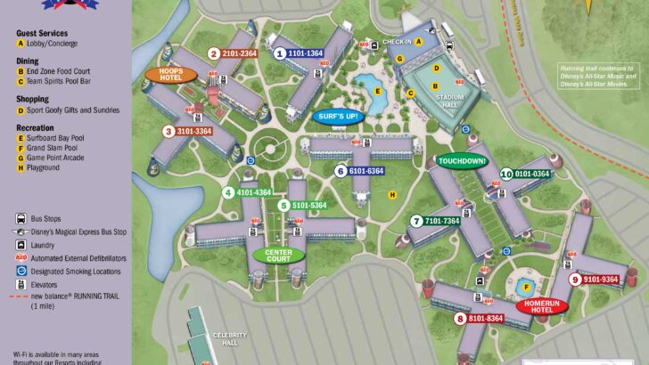 All Star Sports Resort Map