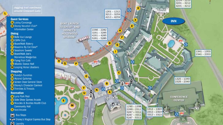 Boardwalk Resort Map