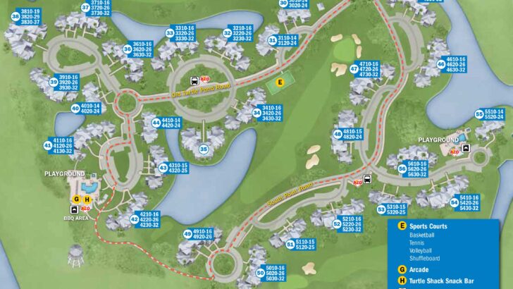 Old Key West Resort Map