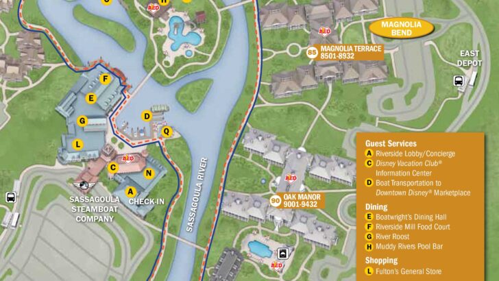 Port Orleans French Quarter Resort Map