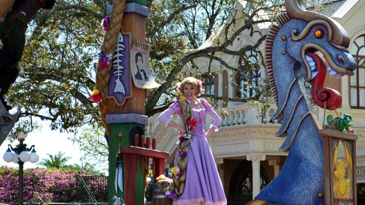 Walt Disney World, Magic Kingdom, Festival of Fantasy Parade, Tangled Float, Rapunzel