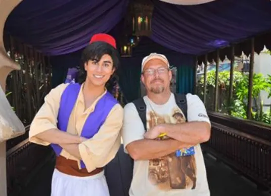 aladdin Disneyland Character Meet and Greet 2012