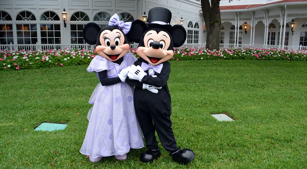 Easter Grand Floridian Resort Characters Mickey and Minnie