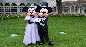Easter Grand Floridian Resort Characters Mickey and Minnie