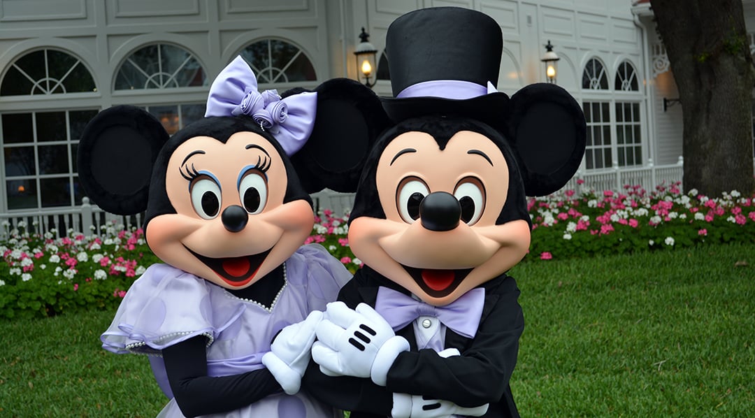 Easter Grand Floridian Resort Characters Mickey and Minnie