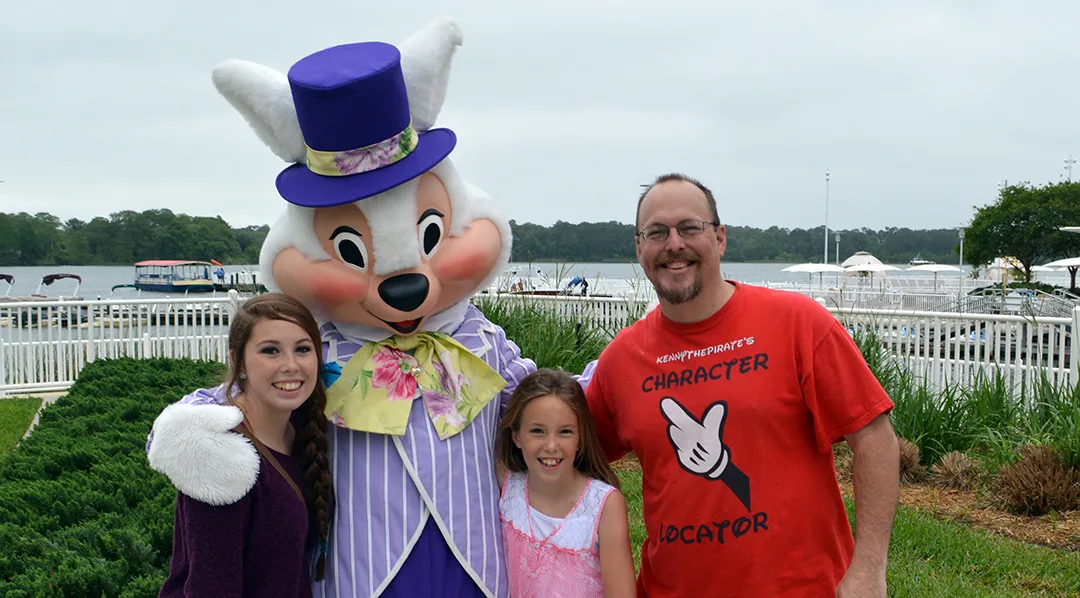 Easter Contemporary Resort meet and greets Easter Bunny