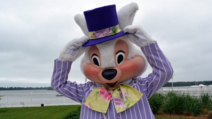 Easter Contemporary Resort meet and greets Easter Bunny
