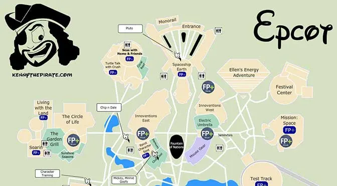 Best Epcot Map