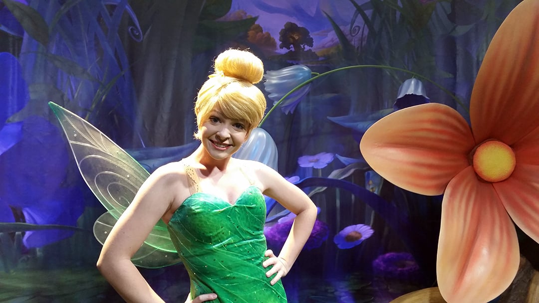 Meet Tinker Bell at Town Square Theater in Walt Disney World Magic Kingdom