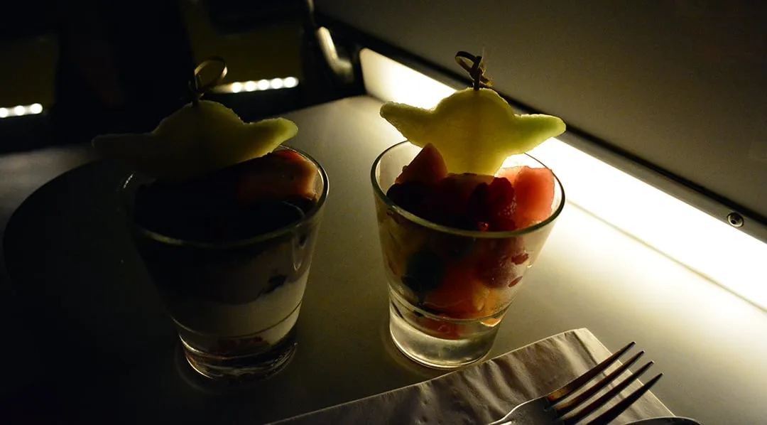 Appetizers at Star Wars Galactic Dine-in Character Breakfast at Hollywood Studios