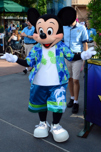 Mickey Mouse at Rock your summer side dance party at Hollywood Studios June 2014