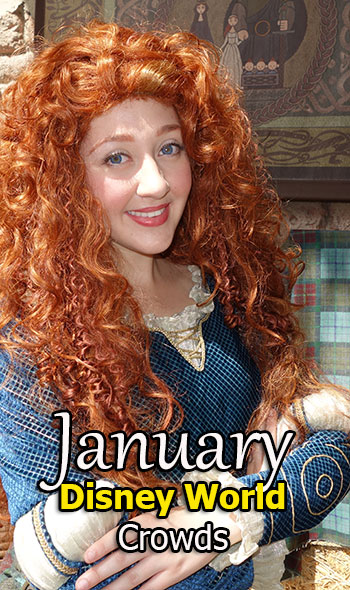 Disney World Crowd Calendar January 2021