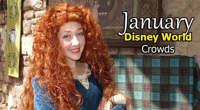 January 2020 Disney World Crowd Calendar