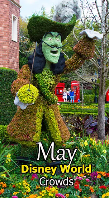 Disney World Crowd Calendar May 2020
