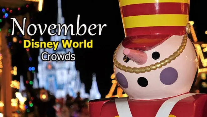 Disney World Crowd Calendar November 2020