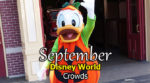 Disney World Crowd Calendar September 2020