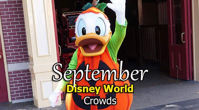 Disney World Crowd Calendar September 2020