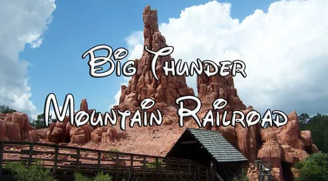 big thunder mountain railroad at walt disney world