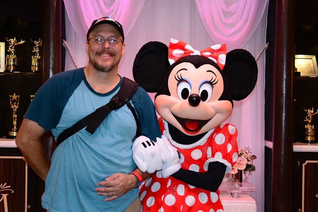Disney's Hollywood Studios meet and greet Minnie Mouse