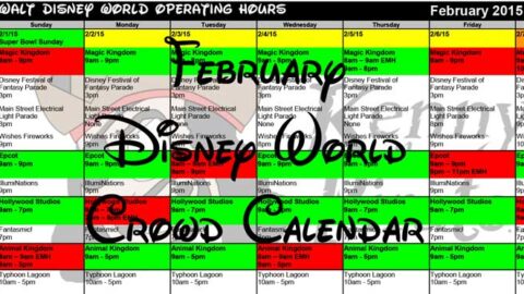 February 2015 Crowd Calendar updated