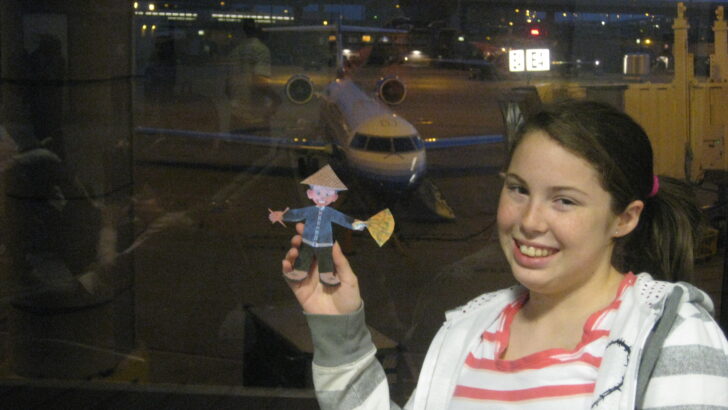 Flat Stanley travels to China with Adventures by Disney