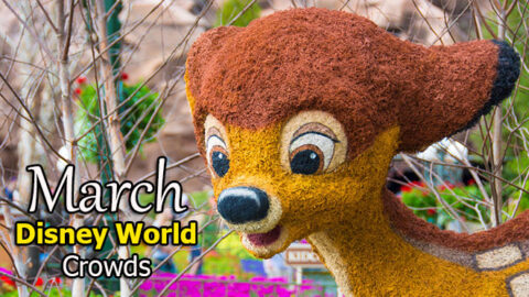 March 2020 Disney World Crowd Calendar created