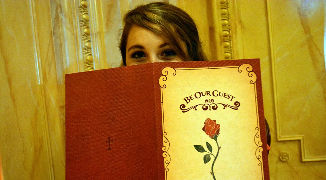 Be Our Guest Restaurant menu