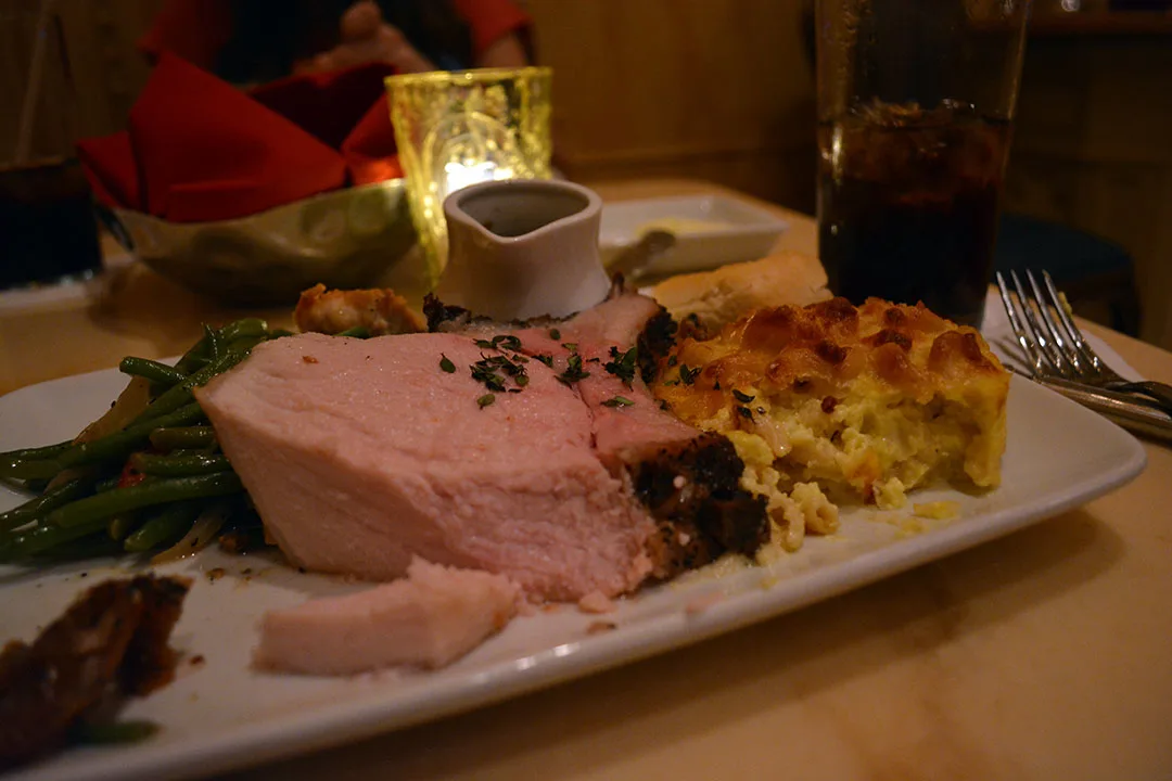 Be Our Guest Restaurant pork