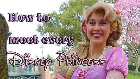 how to meet every princess at disney world