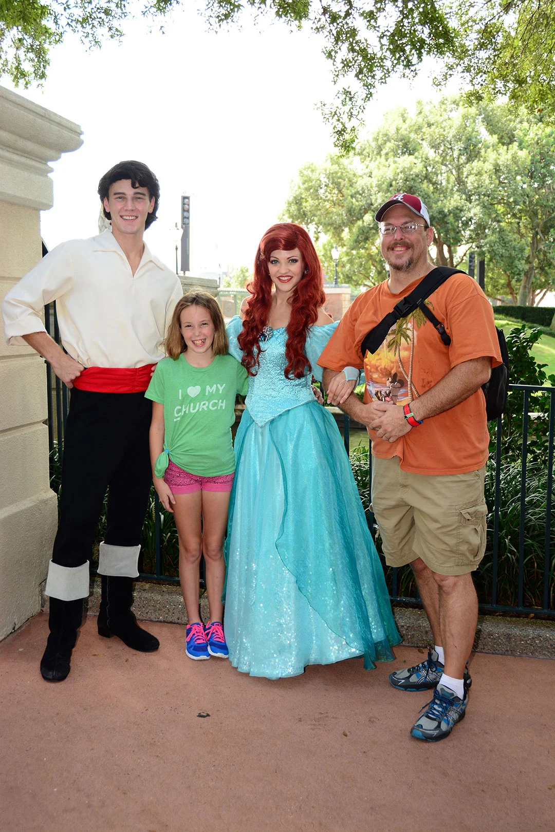 Ariel and Eric at Epcot Trainng meet at International Gateway September 2014 (4)