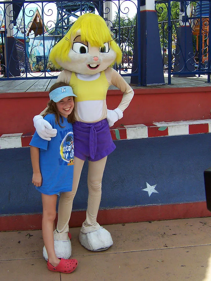 Babs Bunny Six Flags Texas 2007