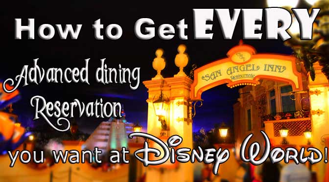 How to book Disney World Dining Reservations