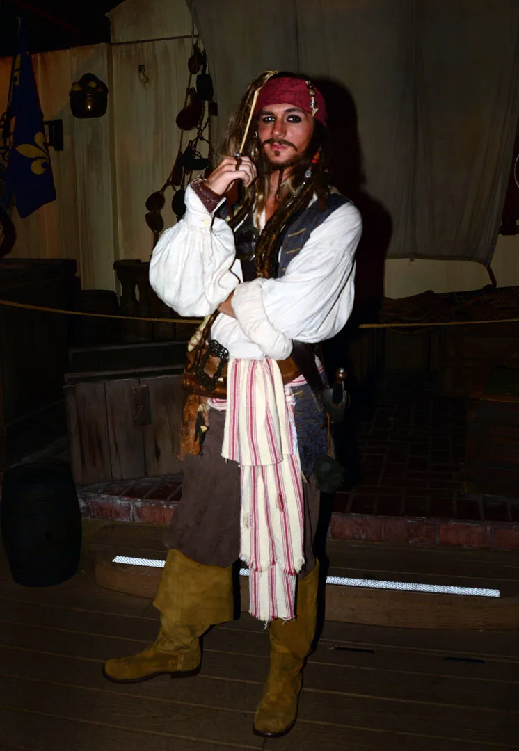 Mickey's Not So Scary Halloween Party 2014 Captain Jack Sparrow meet and greet