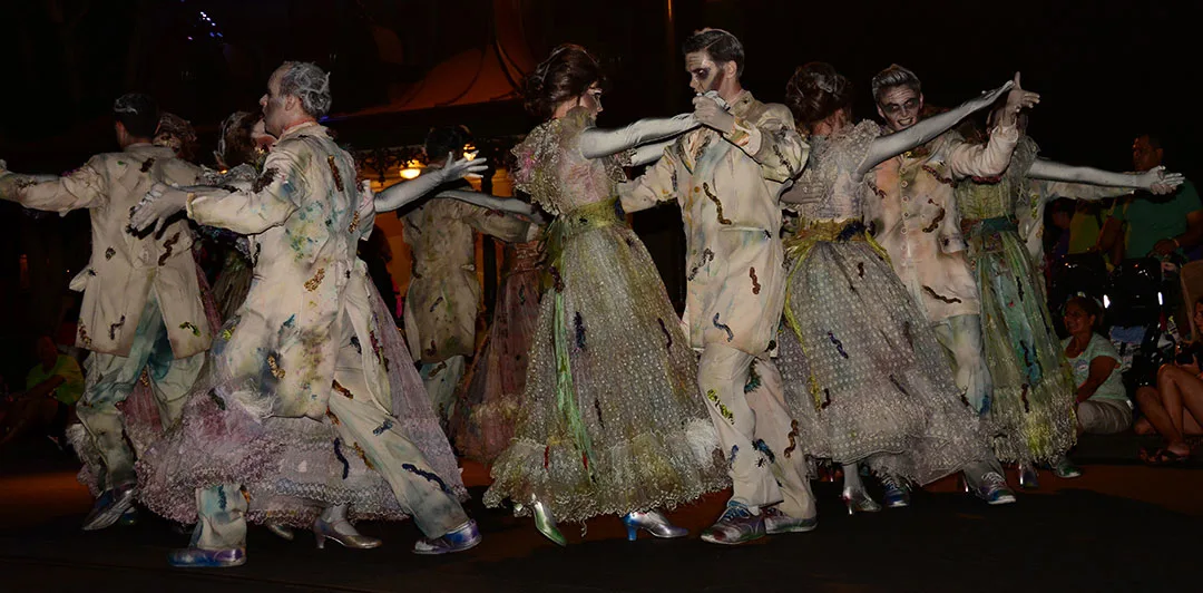Mickey's Not So Scary Halloween Party 2014 Boo to You Halloween Parade Ballroom Dancers