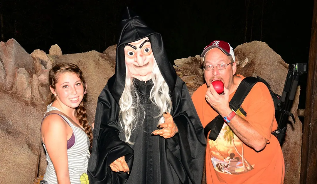 Mickey's Not So Scary Halloween Party 2014 The Witch The Old Hag