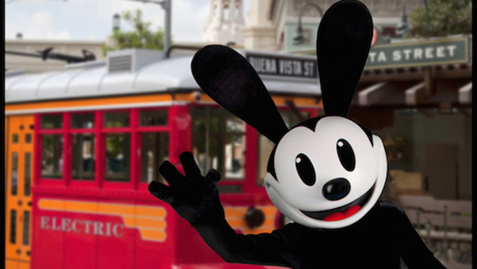 Oswald the Lucky Rabbit Disneyland Disney California Adventure meet and greet