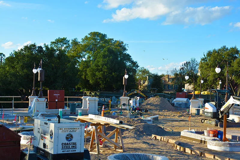 Magic Kingdom hub construction 2015 (5)