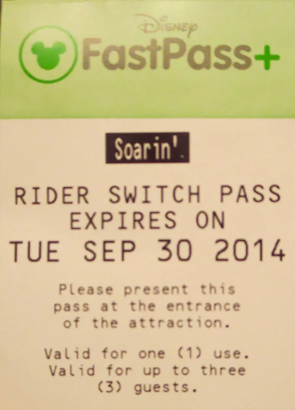 child swap rider switch pass walt disney world