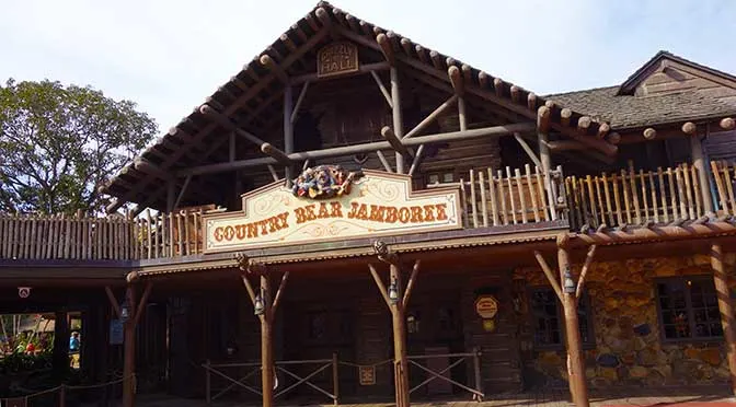 country bear jamboree walt disney world magic kingdom frontierland