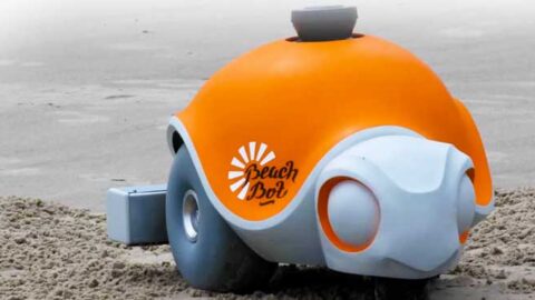 Disney created an adorable turtle robot to create beach etchings