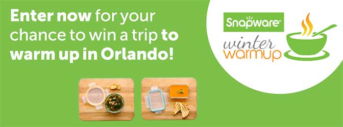 snapware winter warm up orlando sweepstakes