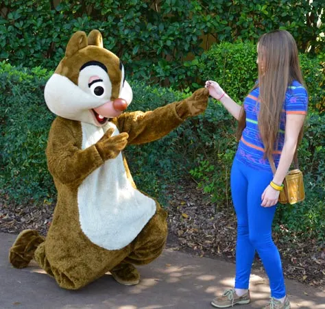 Chip n Dale Chipmunks Epcot Walt Disney World