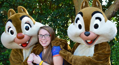 Chip n Dale Chipmunks leave Epcot