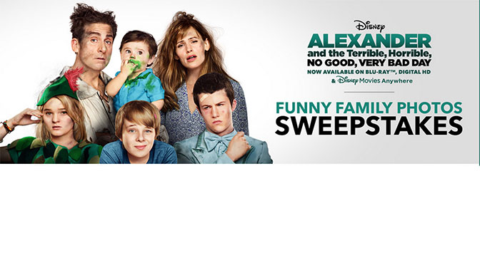 Disney Alexander Funny Family Photo Sweepstakes