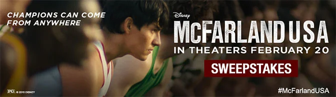 Disney McFarland USA Sweepstakes l kennythepirate.com