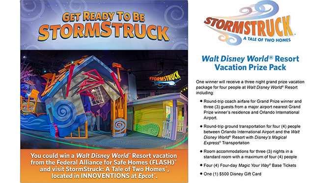 Stormstruck Walt Disney World Sweepstakes l kennythepirate.com