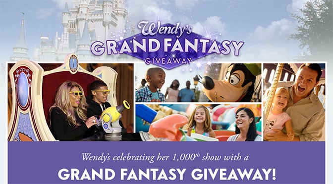 Wendy Williams Grand Fantasy Giveaway Disney World Sweepstakes