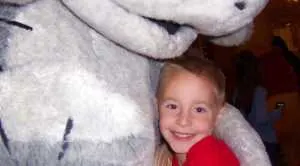 nathan hugs eeyore