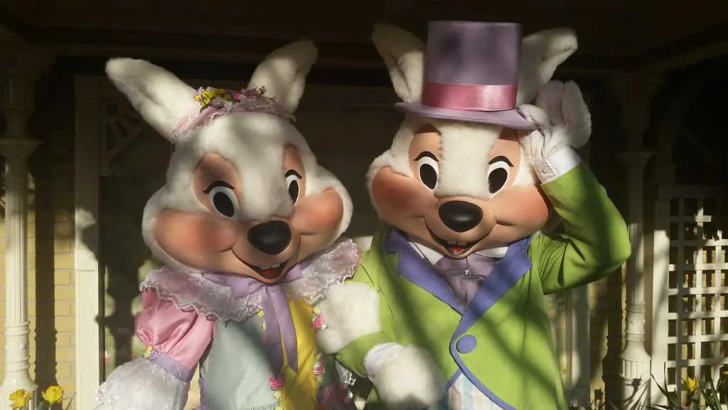 Easter Bunnies at Magic Kigndom
