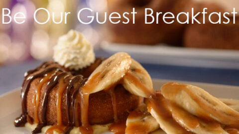 Be Our Guest Restaurant Breakfast allows pre-ordering